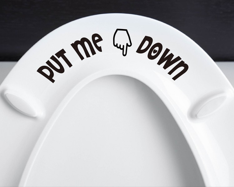 Put Me Down Quote Wall Sticker Put Me Down Quote Wall Sticker
